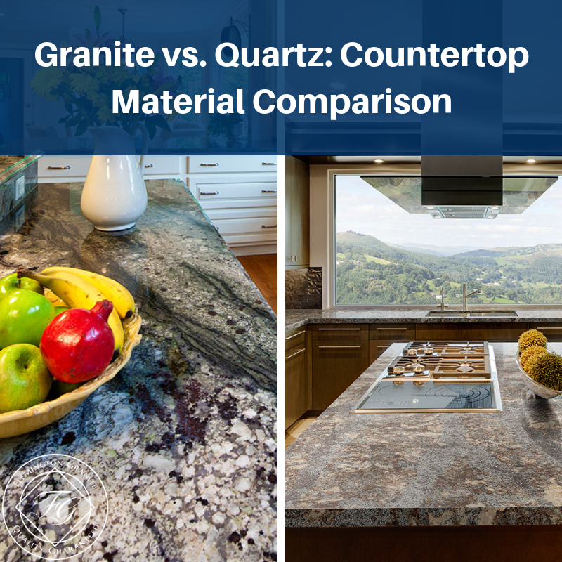 Granite Vs Quartz Countertop Material Comparison Flemington