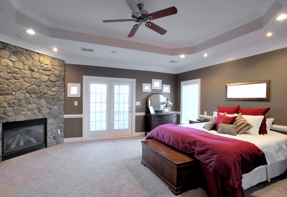 Large Bedroom Interior Stone Resurfacing